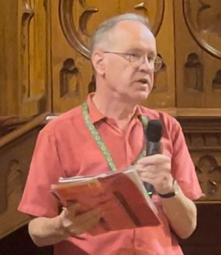 David Maples talking at the Disability hustings