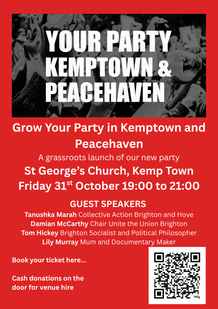 Your Party Kemptown and Peacehaven Poster 